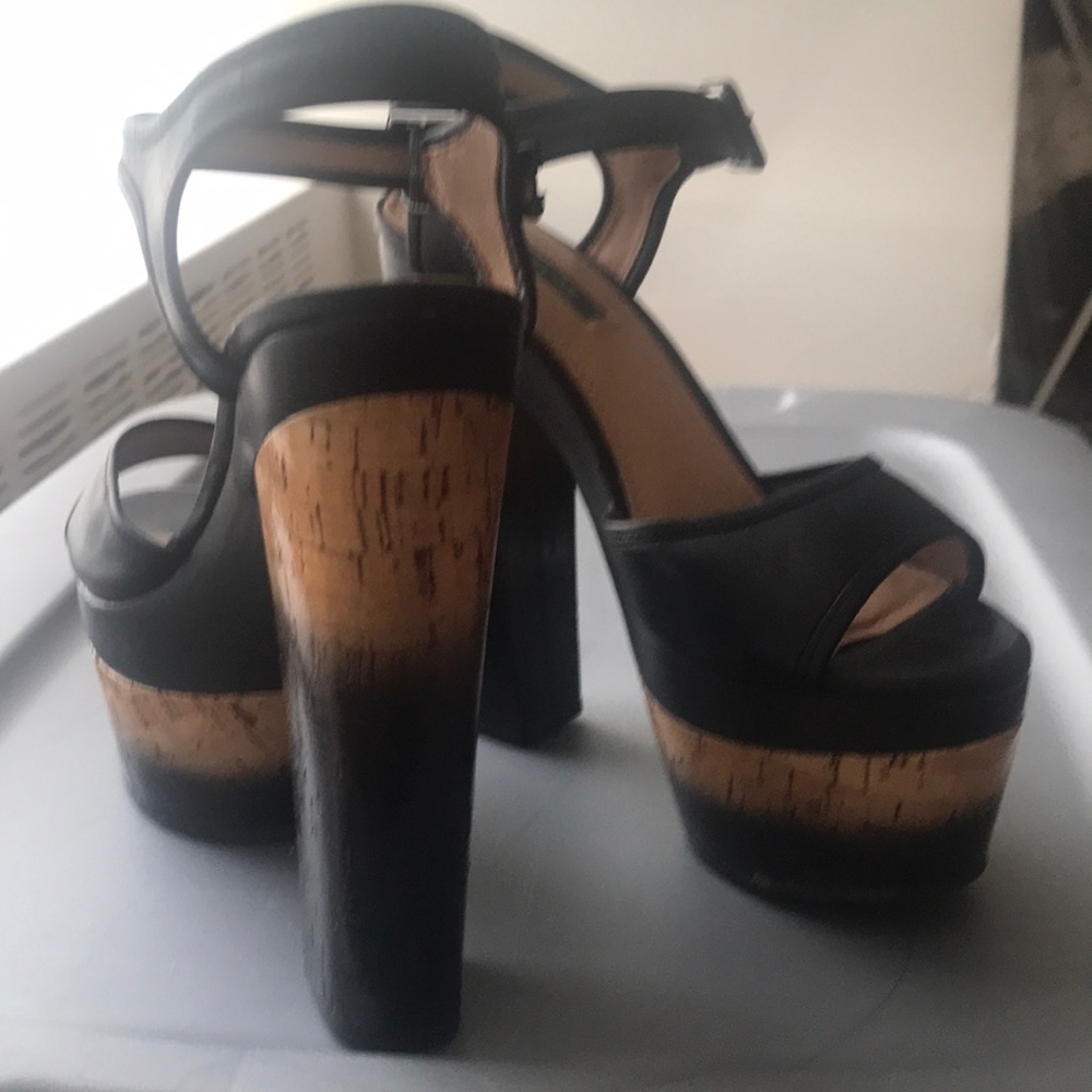 Rachel Zoe Gradient Cork Heels